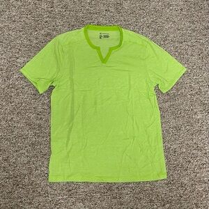 INC International Concepts Lime Green Short Sleeve Tee